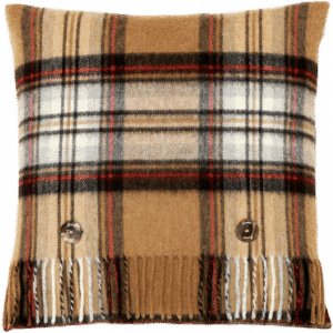 Tartan Kissen Camel Stewart