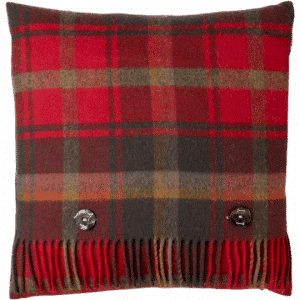 Tartan Kissen Dark Maple