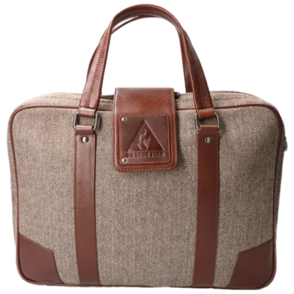 Laptoptasche Tweed Braun Braun